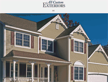 Tablet Screenshot of allcustomexteriors.com